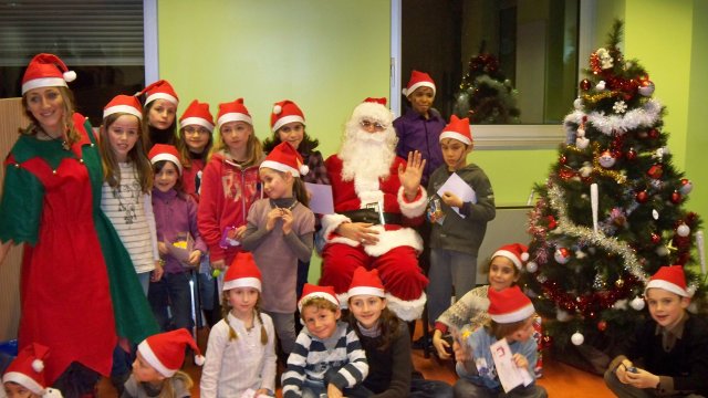 Noel magique avec des vrais père noel